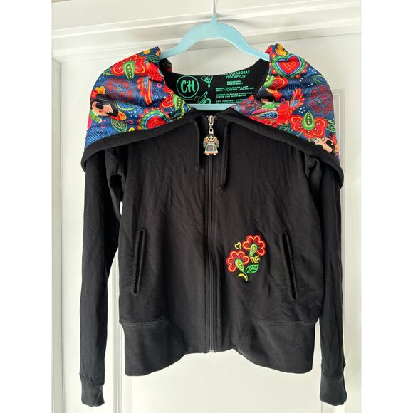 Ay Güey! Tops - Bright and Vibrant Mexican Ay Guey Oversized Hood Hoodie Size Small EUC